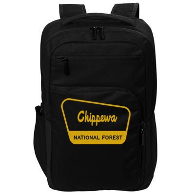 Chippewa National Forest Vintage Inspired Sign Graphic Impact Tech Backpack