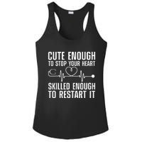 Cool Nurse For Medical Assistant Nursing Aide CNA Ladies PosiCharge Competitor Racerback Tank