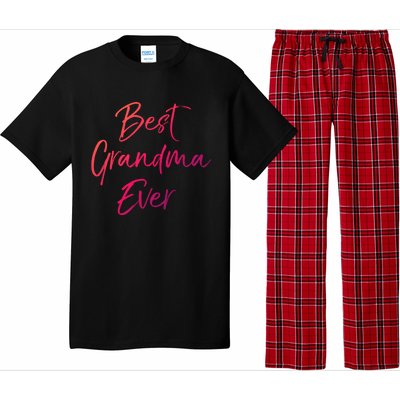 Cute New Grandmother Gift From Grand Best Grandma Ever Cool Gift Pajama Set