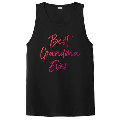 Cute New Grandmother Gift From Grand Best Grandma Ever Cool Gift PosiCharge Competitor Tank