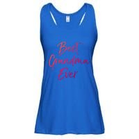 Cute New Grandmother Gift From Grand Best Grandma Ever Cool Gift Ladies Essential Flowy Tank