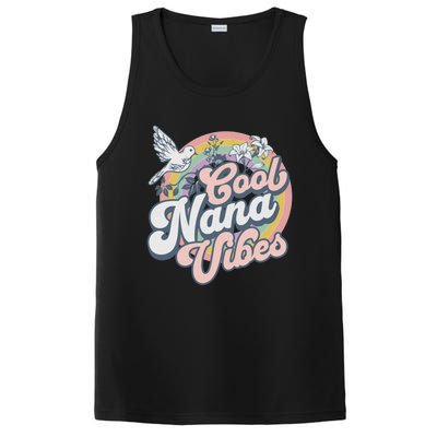 Cool Nana Grandma Retro Groovy And Pretty Gift PosiCharge Competitor Tank