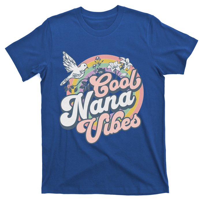 Cool Nana Grandma Retro Groovy And Pretty Gift T-Shirt