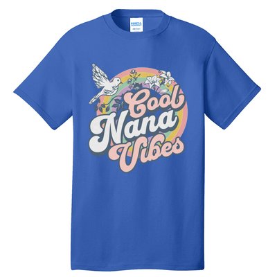 Cool Nana Grandma Retro Groovy And Pretty Gift Tall T-Shirt