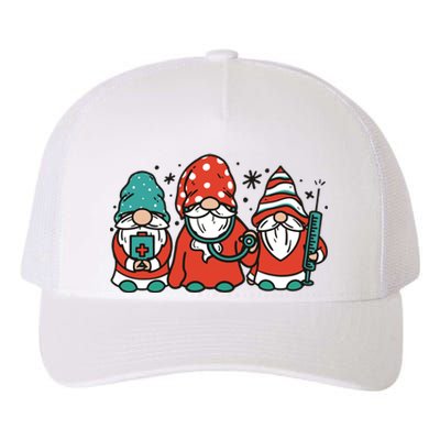 Christmas Nurse Gnomes Holiday Yupoong Adult 5-Panel Trucker Hat