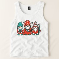 Christmas Nurse Gnomes Holiday Tank Top