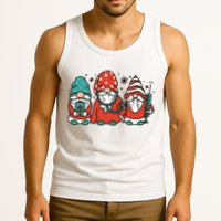 Christmas Nurse Gnomes Holiday Tank Top