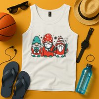 Christmas Nurse Gnomes Holiday Tank Top