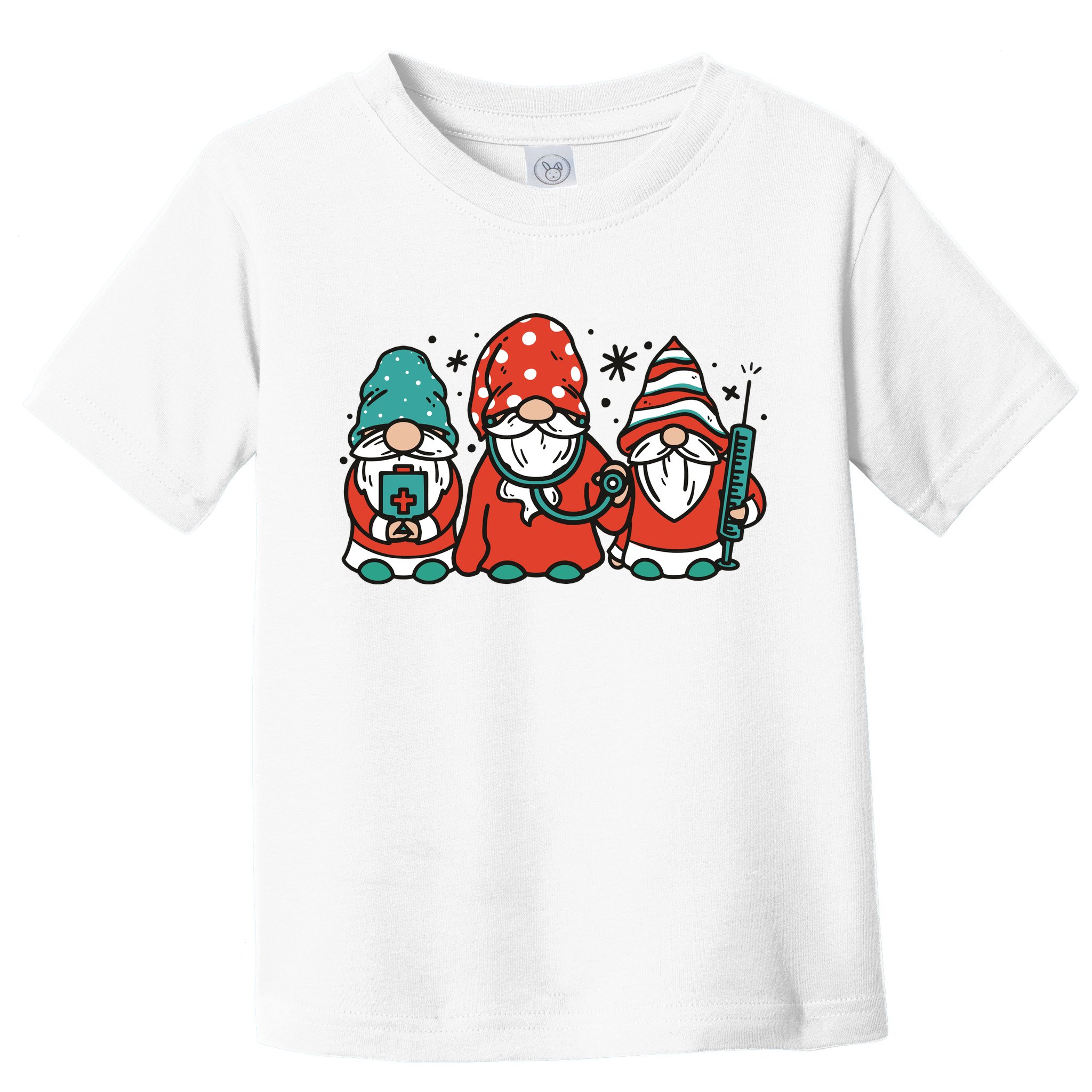Christmas Nurse Gnomes Holiday Toddler T-Shirt