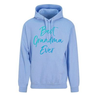 Cute New Grandmother Gift From Grand Best Grandma Ever Cool Gift Unisex Surf Hoodie