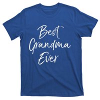 Cute New Grandmother Gift From Grand Best Grandma Ever Gift T-Shirt