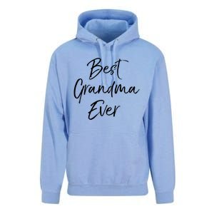 Cute New Grandmother Gift From Grand Best Grandma Ever Gift Unisex Surf Hoodie