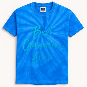 Cute New Grandmother Gift From Grand Best Grandma Ever Gift Kids Tie-Dye T-Shirt