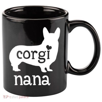 Corgi Nana Gift Corgi Grandma Dog Mom Lover Mother's Day Gift 11oz C Handle Ceramic Mug