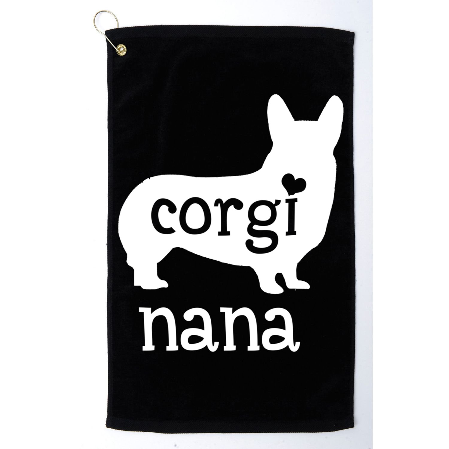 Corgi Nana Gift Corgi Grandma Dog Mom Lover Mother's Day Gift Golf Towel