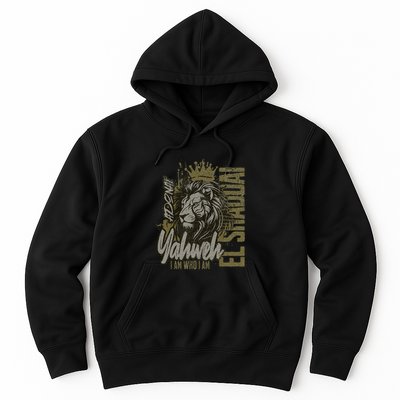 Christian Names God Witness Lion Yahweh Cool Hoodie