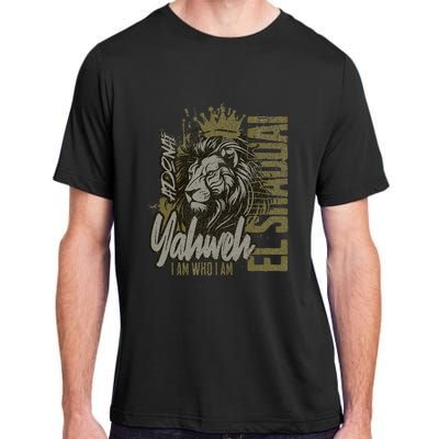 Christian Names God Witness Lion Yahweh Cool Adult ChromaSoft Performance T-Shirt