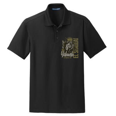 Christian Names God Witness Lion Yahweh Cool Dry Zone Grid Polo