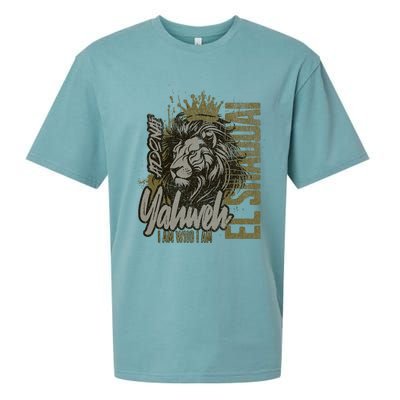 Christian Names God Witness Lion Yahweh Cool Sueded Cloud Jersey T-Shirt