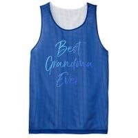 Cute New Grandmother Gift From Grand Best Grandma Ever Gift Mesh Reversible Basketball Jersey Tank