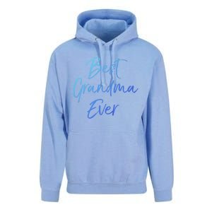 Cute New Grandmother Gift From Grand Best Grandma Ever Gift Unisex Surf Hoodie