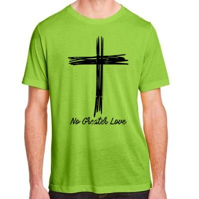 Cross No Greater Love Easter Jesus Religious Adult ChromaSoft Performance T-Shirt