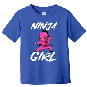 Cool Ninja Girl Art For Ninja Training Warrior Toddler T-Shirt