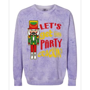 Christmas Nutcracker Group Party Matching Set Colorblast Crewneck Sweatshirt