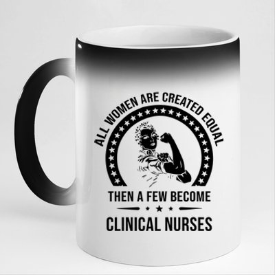 Clinical Nurse Gift Clinical Nurse Gift 11oz Black Color Changing Mug