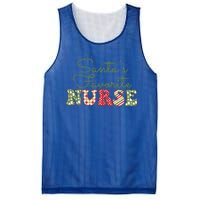 Christmas Nurse Gift Holiday Nurse SantaS Favorite Nurse Gift Mesh Reversible Basketball Jersey Tank