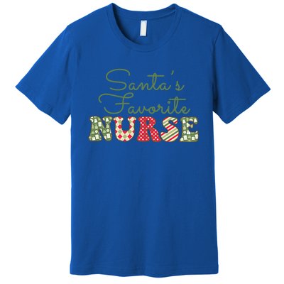 Christmas Nurse Gift Holiday Nurse SantaS Favorite Nurse Gift Premium T-Shirt