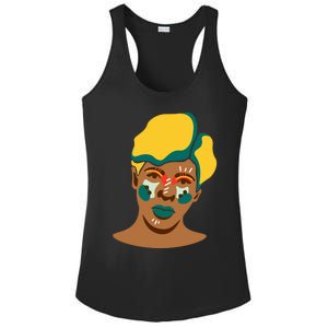 Colorful Nonbinary Genderqueer Lgbtq+ Gift Ladies PosiCharge Competitor Racerback Tank