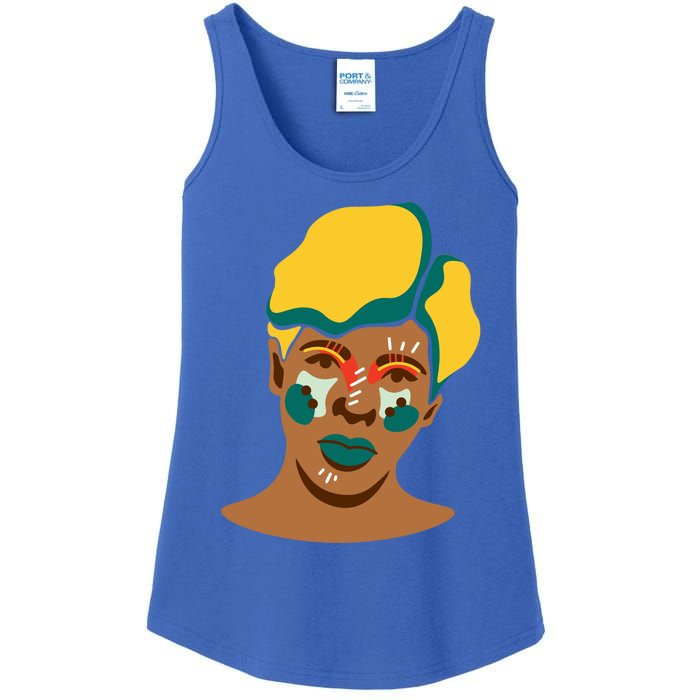 Colorful Nonbinary Genderqueer Lgbtq+ Gift Ladies Essential Tank