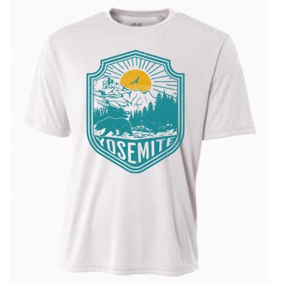 California Nature Hiking Outdoors Gift Yosemite National Park Cooling Performance Crew T-Shirt