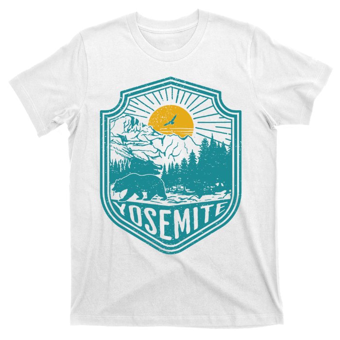 California Nature Hiking Outdoors Gift Yosemite National Park T-Shirt