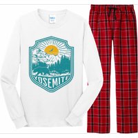 California Nature Hiking Outdoors Gift Yosemite National Park Long Sleeve Pajama Set