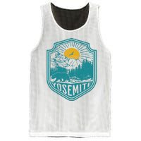 California Nature Hiking Outdoors Gift Yosemite National Park Mesh Reversible Basketball Jersey Tank