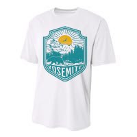 California Nature Hiking Outdoors Gift Yosemite National Park Performance Sprint T-Shirt