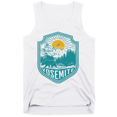 California Nature Hiking Outdoors Gift Yosemite National Park Tank Top