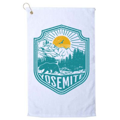 California Nature Hiking Outdoors Gift Yosemite National Park Golf Towel