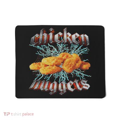 Chicken Nuggets Heavy Metal World Hardcore Music Mousepad