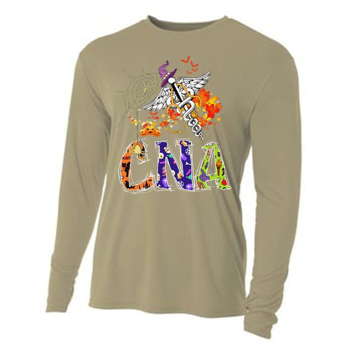 CNA Nurse Halloween Medical Certified Nurse Assistant Gift Cooling Performance Long Sleeve Crew