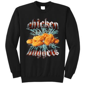 Chicken Nuggets Heavy Metal Hardcore Music Sweatshirt