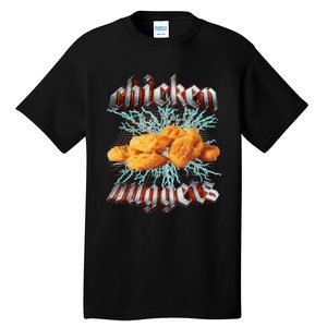 Chicken Nuggets Heavy Metal Hardcore Music Tall T-Shirt