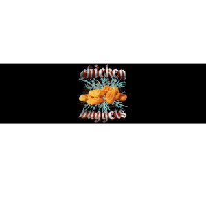 Chicken Nuggets Heavy Metal Hardcore Music Bumper Sticker