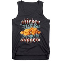 Chicken Nuggets Heavy Metal Hardcore Music Tank Top