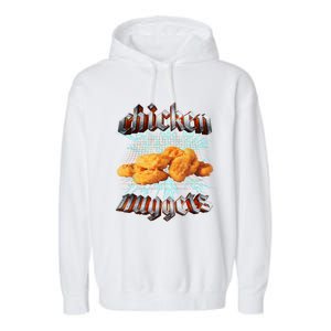 Chicken Nuggets Heavy Metal Hardcore Music Garment-Dyed Fleece Hoodie