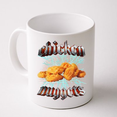 Chicken Nuggets Heavy Metal Hardcore Music Coffee Mug