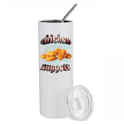 Chicken Nuggets Heavy Metal Hardcore Music Stainless Steel Tumbler