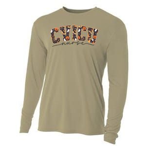 CVICU Nurse Halloween Cardiac ICU Rn Fall Spooky Boo Crew Cooling Performance Long Sleeve Crew